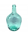 Tradineur - Garrafa de vidrio sin tapón, damajuana, botella lisa para almacenar agua, vino, licores, bebidas, 30 x 19 cm, 4 litr