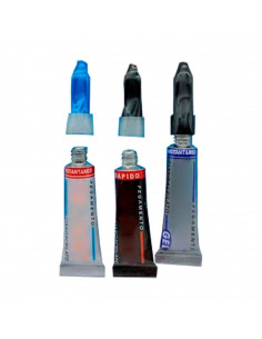 Tradineur - Kit de 3 pegamentos de gel transparente, rápido e instantáneo, superficies de coche, joyeria, ceramica
