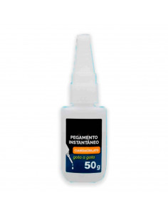 Pegamento instantáneo de 50 gr, gel transparente, rápido e instantáneo, superficies de coche, joyería, cerámica