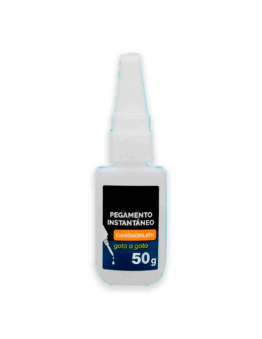 Pegamento instantáneo de 50 gr, gel transparente, rápido e instantáneo, superficies de coche, joyería, cerámica