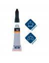 Pegamentos 3 gr Silbor en el gel transparente, rápido e instantáneo, superficies de cerámica, plástico, entre otros.