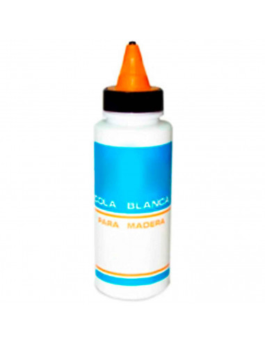 Tradineur - Cola blanca para madera cartón y aglomerado 125 g fijador adhesivo fácil de usar