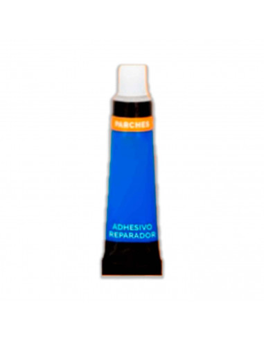 Tradineur - Kit de reparación de pinchazos, trae adhesivo 5 parches y lija, tanto para piscina, bicicletas entre otros.