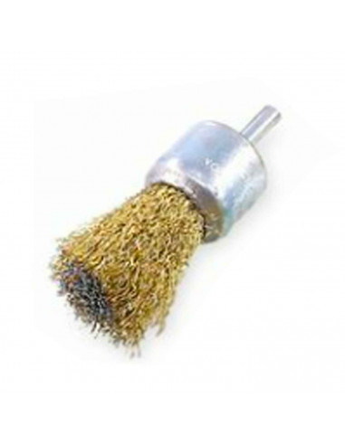 Set de cepillos de hierro para taladro, 3 cepillos, diámetro de 1,2 / 2,4 / 2,8 cm. Elimina acero, aluminio, cobre, latón, etc.
