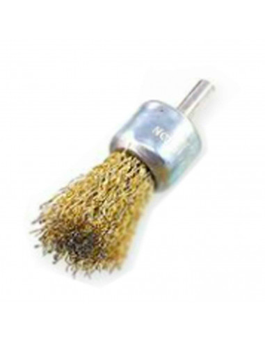 Set de cepillos de hierro para taladro, 3 cepillos, diámetro de 1,2 / 2,4 / 2,8 cm. Elimina acero, aluminio, cobre, latón, etc.