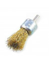Set de cepillos de hierro para taladro, 3 cepillos, diámetro de 1,2 / 2,4 / 2,8 cm. Elimina acero, aluminio, cobre, latón, etc.