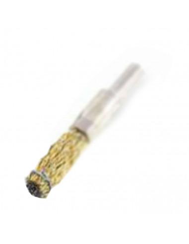 Set de cepillos de hierro para taladro, 3 cepillos, diámetro de 1,2 / 2,4 / 2,8 cm. Elimina acero, aluminio, cobre, latón, etc.