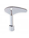 Llave triangular de acero inoxidable, 6 x 5 cm, cómoda, versátil, ergonómica. Ideal para reparaciones.