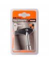 Llave triangular de acero inoxidable, 6 x 5 cm, cómoda, versátil, ergonómica. Ideal para reparaciones.