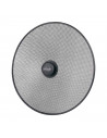 Tapa antisalpicaduras para sartén con malla antiadherente, metal, asa de plástico, pantalla, protector contra grasa, aceites, 29