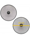 Tapa antisalpicaduras para sartén con malla antiadherente, metal, asa de plástico, pantalla, protector contra grasa, aceites, 29