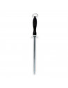 Afilador de cuchillo manual fabricado en hierro, longitud de 29,7 cm, afilador profesional de cocina para cuchillos jamoneros.