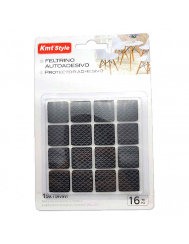 Protectores para patas de sillas, mesas o muebles. 16 gomas evas adhesivas. Protector adhesivo para patas de sillas, fieltro par