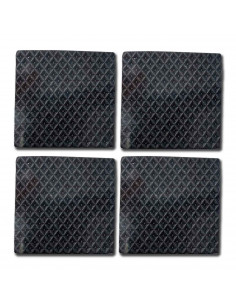 Protectores cuadrados para patas de sillas, mesas o muebles. 4 gomas eva adhesivas. Protector adhesivo para patas de sillas, fie