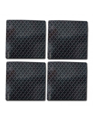 Protectores cuadrados para patas de sillas, mesas o muebles. 4 gomas eva adhesivas. Protector adhesivo para patas de sillas, fie