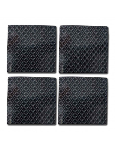 Protectores cuadrados para patas de sillas, mesas o muebles. 4 gomas eva adhesivas. Protector adhesivo para patas de sillas, fie