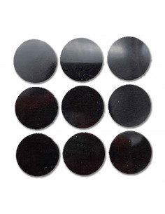 Tradineur - Protectores redondos para patas de sillas, mesas o muebles. 9 fieltros adhesivos. Protector adhesivo para patas de m