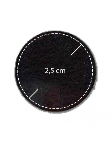 Tradineur - Protectores redondos para patas de sillas, mesas o muebles. 9 fieltros adhesivos. Protector adhesivo para patas de m