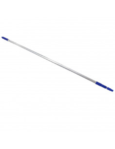 Tradineur - Palo de aluminio para escoba fregona extensible 4 m superficies altas