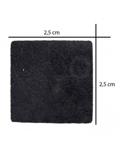 Protectores cuadrados para patas de sillas, mesas o muebles. 9 fieltros adhesivos. Protector adhesivo para patas de muebles, fie