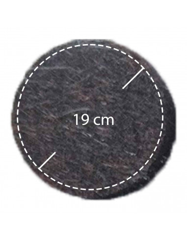 Protectores circulares para patas de sillas, mesas o muebles. 16 fieltros adhesivos. Protector adhesivo para patas de muebles, f