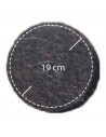 Protectores circulares para patas de sillas, mesas o muebles. 16 fieltros adhesivos. Protector adhesivo para patas de muebles, f