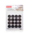 Protectores circulares para patas de sillas, mesas o muebles. 16 fieltros adhesivos. Protector adhesivo para patas de muebles, f