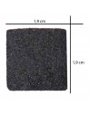 Protectores cuadrados para patas de sillas, mesas o muebles. 16 fieltros adhesivos. Protector adhesivo para patas de muebles, fi