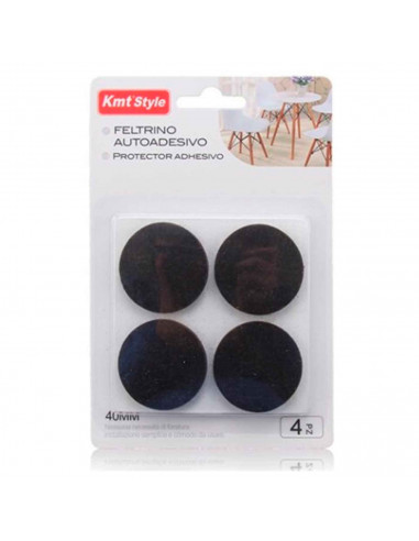 Protectores circulares para patas de sillas, mesas o muebles. 4 fieltros adhesivos. Protector adhesivo para patas de muebles, fi
