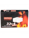 Tradineur - Pack de 36 pastillas enciendefuegos, encendido de barbacoas, chimeneas, hogueras, cocinas de leña, estufas, blanco