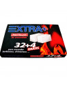 Tradineur - Pack de 36 pastillas enciendefuegos, encendido de barbacoas, chimeneas, hogueras, cocinas de leña, estufas, blanco