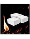 Tradineur - Pack de 36 pastillas enciendefuegos, encendido de barbacoas, chimeneas, hogueras, cocinas de leña, estufas, blanco