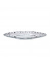 Plato llano de vidrio París, servir, cocina, hostelería, ensaladas, servir, dimensiones 2 x 26 cm (altura x diámetro)