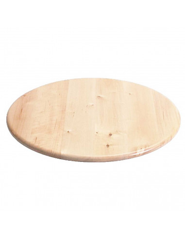 Tradineur - Plato giratortillas de madera, tapa volteatortillas para sartén, dar la vuelta fácilmente a la tortilla, utensilio c
