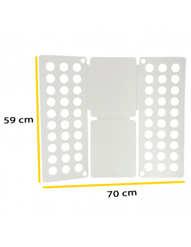Doblador de ropa de plástico, tabla plegable para doblar prendas, placa, tablero de ayuda, plegar camisetas, jerséis, pantalones