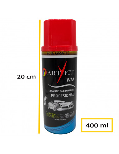 Artyfit - Cera limpiadora en seco para coche, limpieza sin agua, rápida y profesional de carrocería de vehículos, abrillantador,