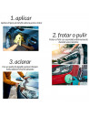Artyfit - Cera limpiadora en seco para coche, limpieza sin agua, rápida y profesional de carrocería de vehículos, abrillantador,