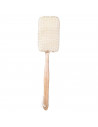 Esponja de baño con mango de madera, fibra de sisal, cepillo de ducha de mano, mango largo, masaje o exfoliación de cuerpo, 37 c