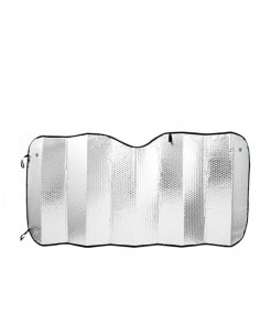 Parasol para coche de aluminio para cristales de medida 80 x170 cm. Quitasol especial coche de 80 x 170 cm. Panel para cubrir cr