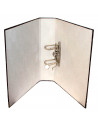 Tradineur - Archivador A-Z con caja, fabricado en cartón, guardar, archivar u ordenar los documentos (Negro, 35 x 8 x 29 cm)