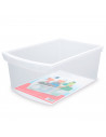 Cajón frigorifico danubio almacenamiento 12 L 38 x 25 x 16 cm color transparente