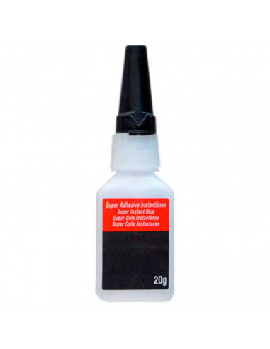 Tradineur - Pegamento instantáneo de 20 gr en el gel transparente, rápido e instantáneo, superficies de cerámica, metales, plást