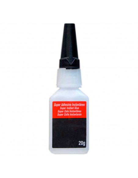 Tradineur - Pegamento instantáneo de 20 gr en el gel transparente, rápido e instantáneo, superficies de cerámica, metales, plást Tradineur - Pegamento instantáneo de 20 gr en el gel transparente, rápido e instantáneo, superficies de cerámica, metales, plást
