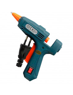 Pistola de pegamento de fusión con barra de pegamento, herramienta de temperatura térmica eléctrica Mini de 30W, juego de repara