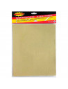 Pack surtido papel de lija, 10 Unidades, Herramienta manual de lija, tamaño 28 x 23 cm (alto x ancho)