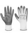 Guantes de trabajo, protección mecánica, nitrilo y nylon resistente, bricolaje, seguridad, jardinería, adulto unisex, gris y bla