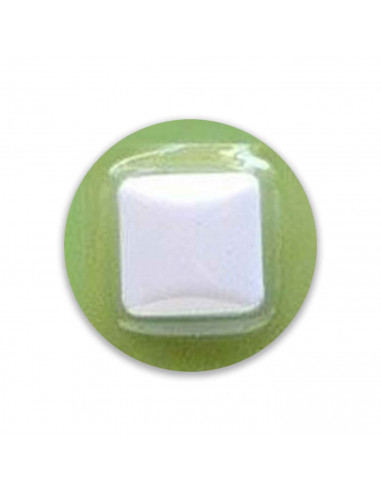 Set de cuelga fácil, 2 cuelga fácil, plástico resistente, clavos incluidos. Color blanco. 15 x 9 x 1,5 cm.