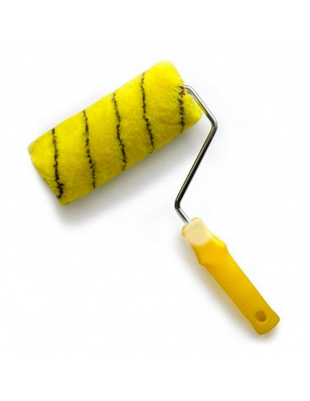 Rodillo para pintura, antígona, 18 cm de longitud, 100% acrílico. Resistente a los disolventes, anticorrosión. 30 x 18 x 7 cm 