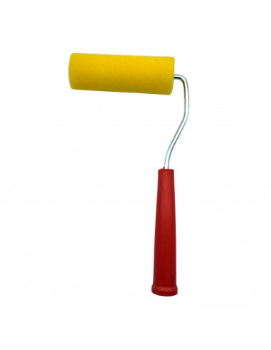 Set de pintor, fabricado en metal y plástico, contiene varilla de 22 cm, 3 recambios de poliéster de 10 cm, 3 recambios de espum