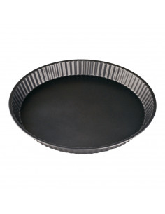 Molde manzana rizado, antiadherente y de 3,5 cm de alto y 30 cm de diámetro. Tartera especiar para manzana de 3,5 cm de alto y 3